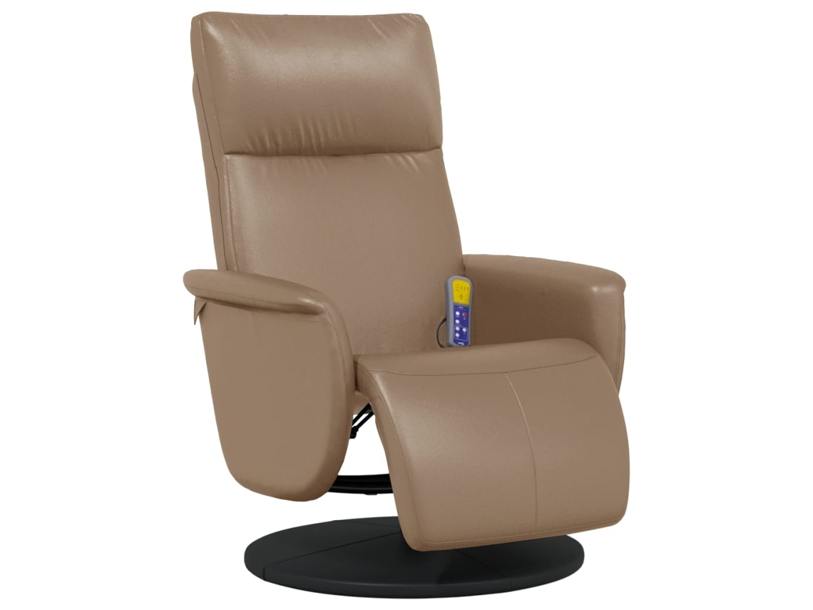 Massage Recliner Chair, Massage Recliner Chairs Vidaxl Marrom Couro Artificial
