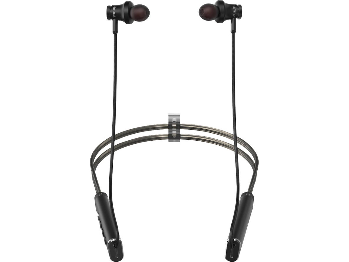 Auriculares Bluetooth AIWA Estbtn-880 (In Ear - Microfone - Noise Cancelling - Preto)