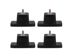 Conjunto De 4 Suportes Isolantes De Borracha Antivibração, 5,5 Cm (2 Polegadas)