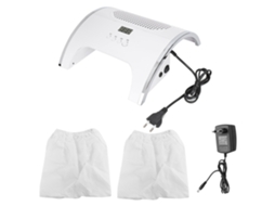 Máquina De Manicure 2 Em 1 Com Sensor Infravermelho, Secador Led, Limpador De Poeira E Polidor De Unhas