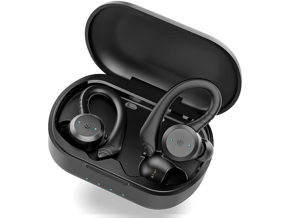 Microfone Tws Hd Estéreo Yizhood Bluetooth Preto