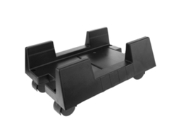 Suporte de PC informática com rodas em preto  BEMATIK