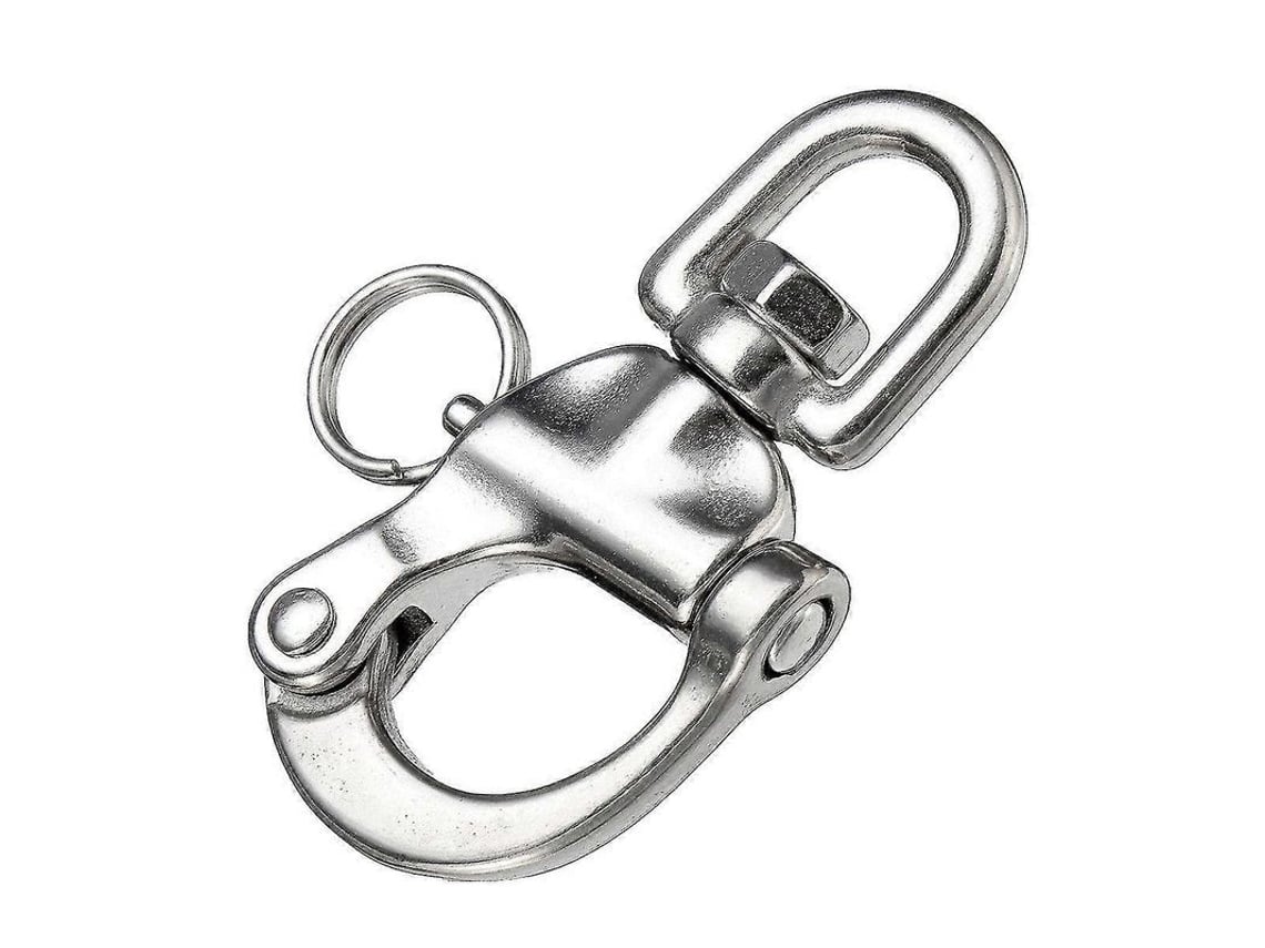 Arruela Giratória De Aço Inoxidável Para Âncora De Barco Gancho Rápido 1800kg 700kg 68mm Plata