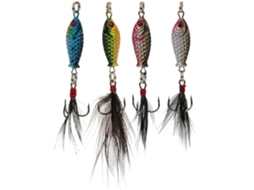 4 Isqueiros Penas com Gancho 5.2g 2.5cm