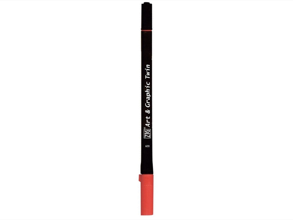 Marcador PILOT Art & Graphic Twin (Vermelho)