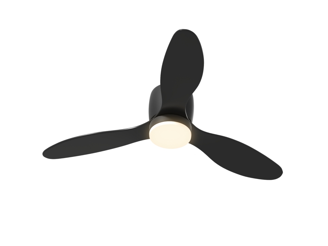 Ventilador Teto 115cm Led 3 Pás Motor Dc BRAVENTO