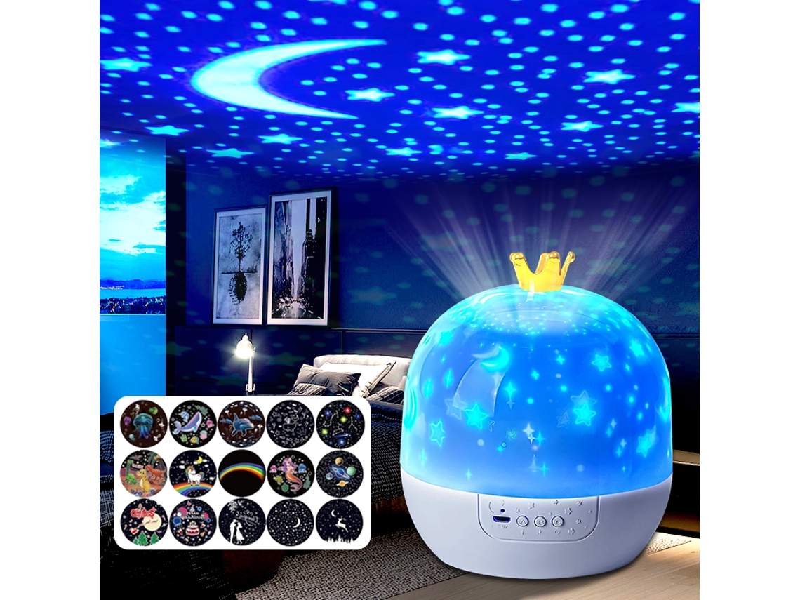 (estilo 2) Mini Projetor Céu Estrelado Oceânico, Que Pode Projetar A Via Láctea E Nebulosas E Girar 360 Graus.