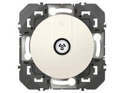 Tomada De Tv Legrand Dooxie Simples Branca Assimétrica
