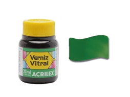 Verniz Vitral ACRILEX 37Ml Verde Pinheiro 546