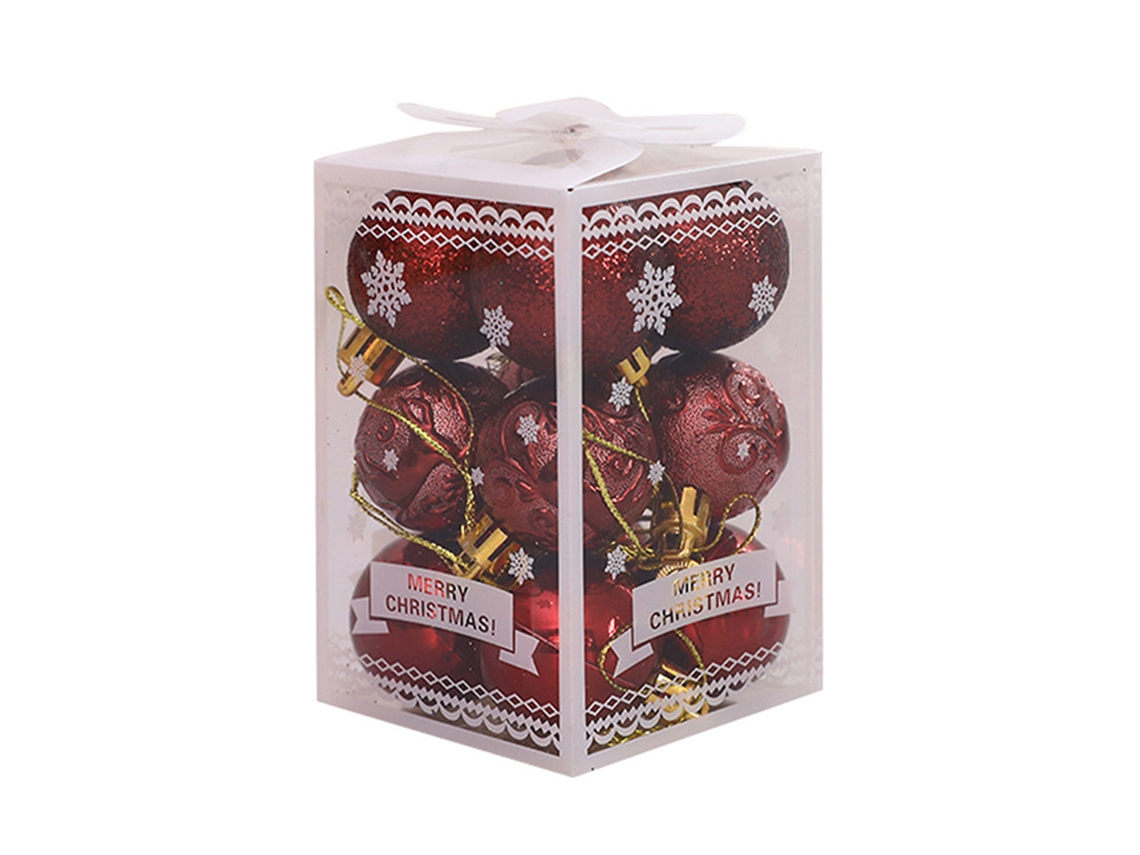 Conjunto De 12 Bolas De Natal Laxiscreed Para Decorar Árvores De Natal Com Estilo E Elegância