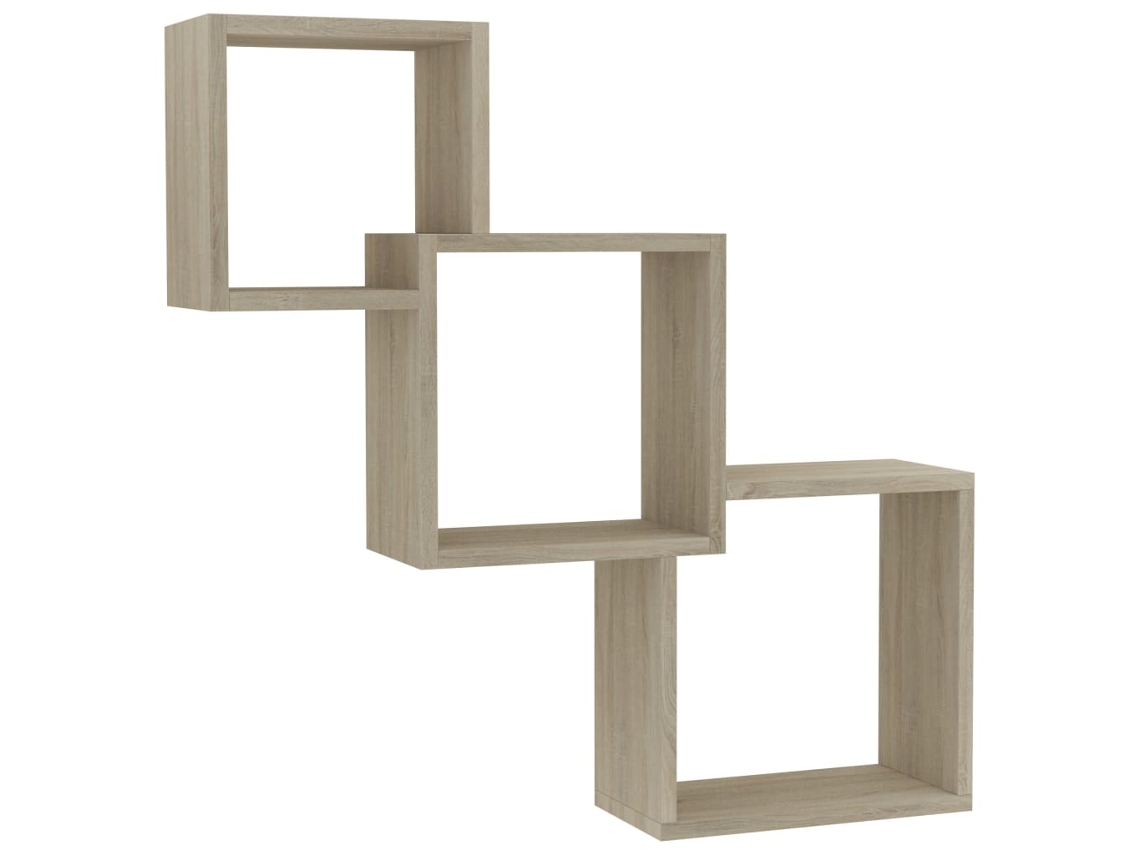 Wall Shelf, Wall Shelves Vidaxl Marrom Madeira Processada (n/a)