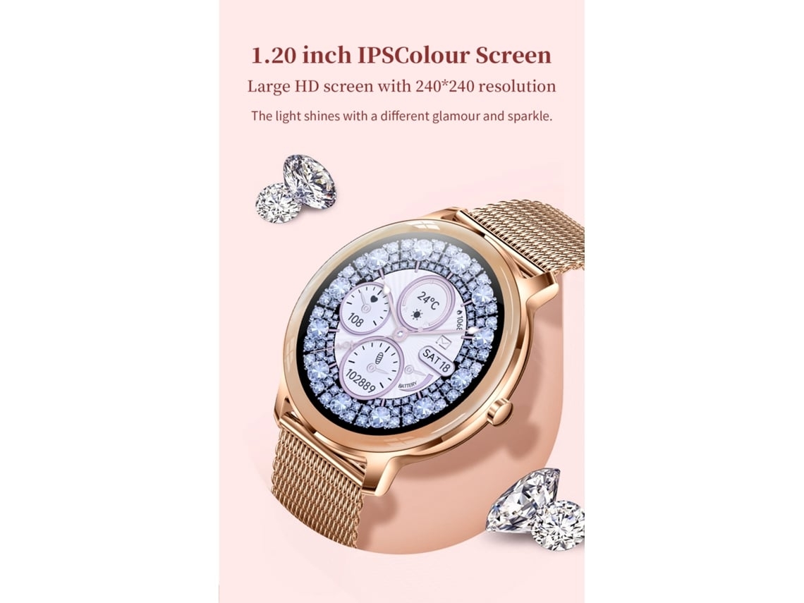 Smartwatch R18pro Prateado