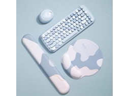 Lurelia Descanso De Pulso Ergonómico Para Teclado E Rato Azul Espuma Confortável