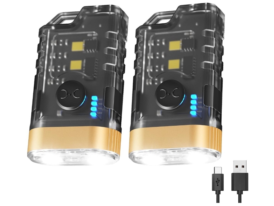 Elysve Lanterna Led, Magnética, Preto