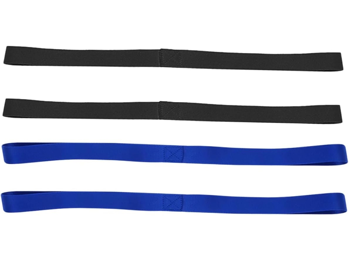Cintas Bagagem Galpada, Conjunto De 4 Peças, Em Nylon Azul E Preto, Fáceis De Usar E Práticas Malas Bolsas