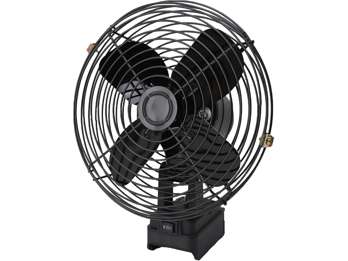 Ventilador Portátil Kuidamos 8 Polegadas Com 2 Velocida S E Saída Usb Dupla Para Casa, Escritório E