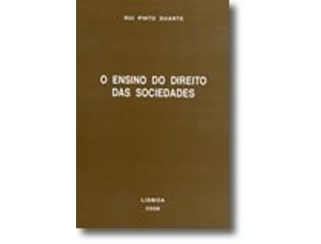 Livro O Ensino do Direito das Sociedades .