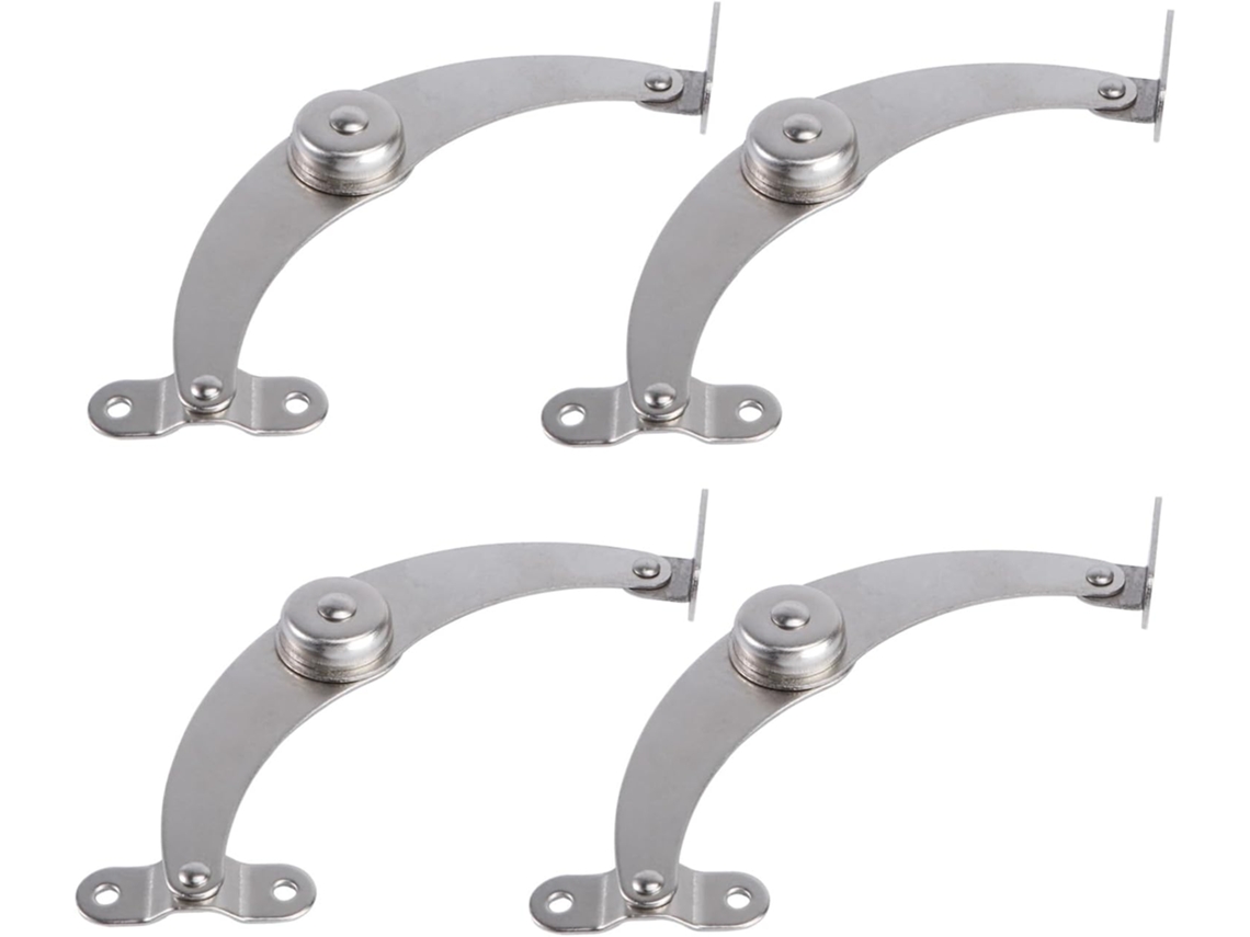 Conjunto De 4 Hastes Suporte Ajustáveis Em Aço Inoxidável,