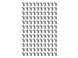 120 Clips De Luzes De Natal Reutilizáveis Impermeáveis Para Exterior De Plástico Preto