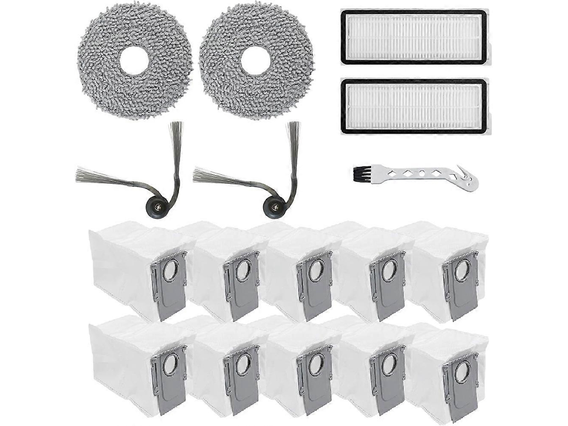 Vacuum Cleaner Bags for Roborock Qv 35a/qv 35s/s8 Maxv Ultra/saros 10r/q Revo/qrevo S5v/large