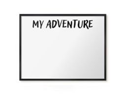 Magnetic Board For Wall My Adventure For The Bedroom Espelharte (80x60 Cm)