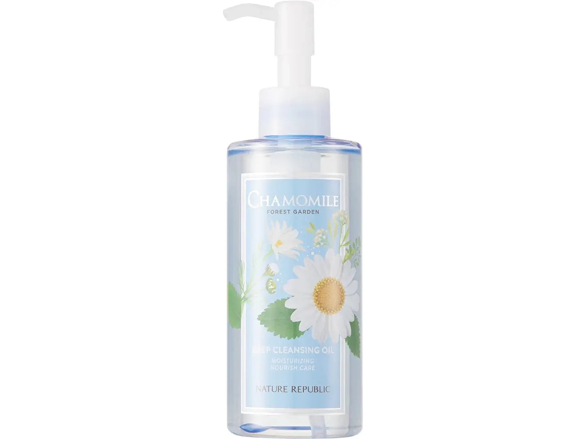 Óleo de Limpeza Facial 200 Ml Camomila e Óleos Vegetais NATURE REPUBLIC