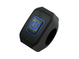 Interruptor de Guidão de Moto com Botão de Luz Led para Carro Elétrico 22mm 1pc