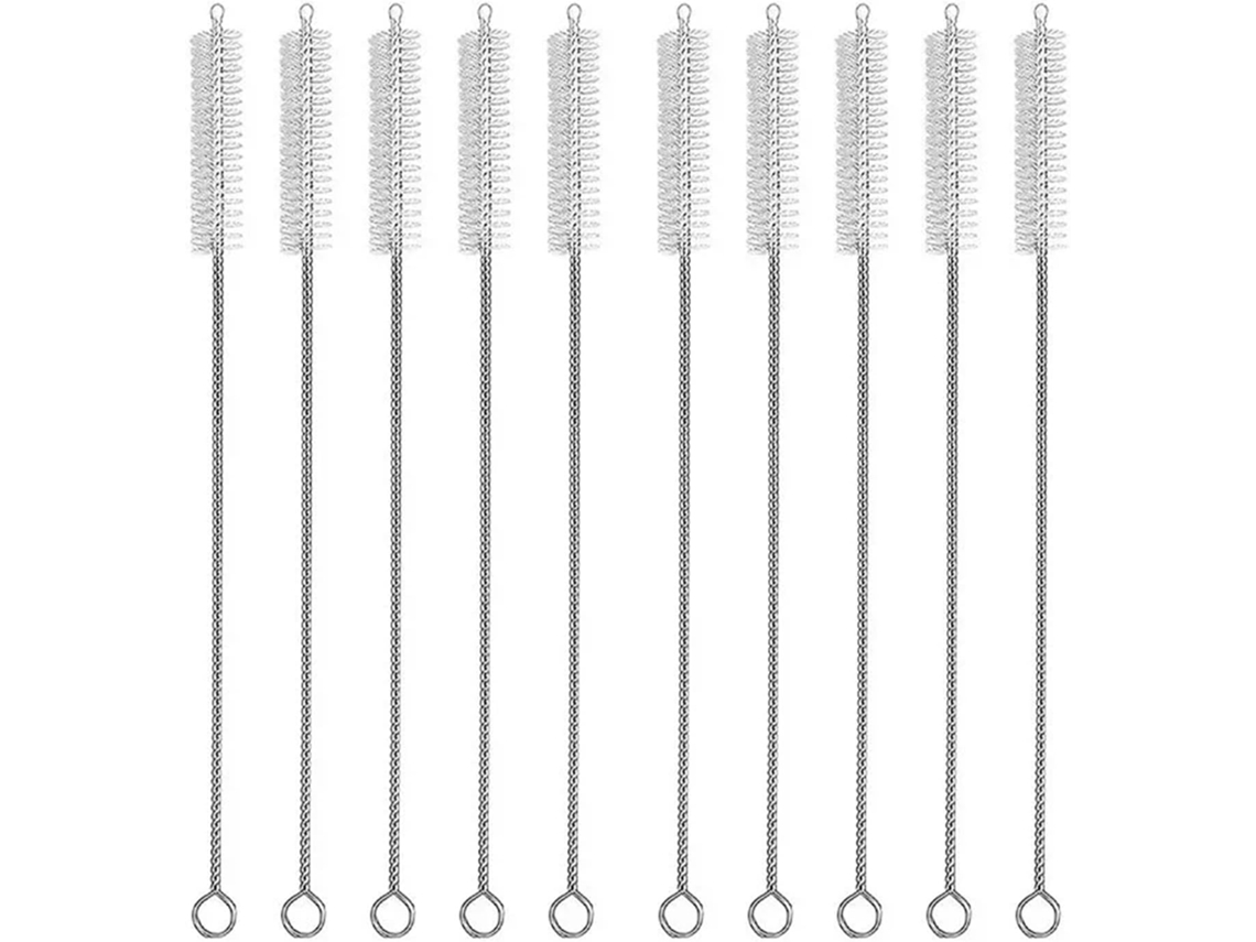 Escova De Limpeza Para Tubos Aço Inoxidável E Nylon