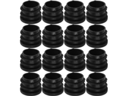 Tampas Plásticas Para Tubos Redondos De 1, 0a 1, 2cm, Pacote Com 100 Unidades, Para Pés De Cadeiras E Móveis, Proteção