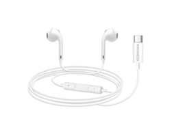 Fones de Ouvido MAYAXESS com fio USB-C para Galaxy A53, microfone