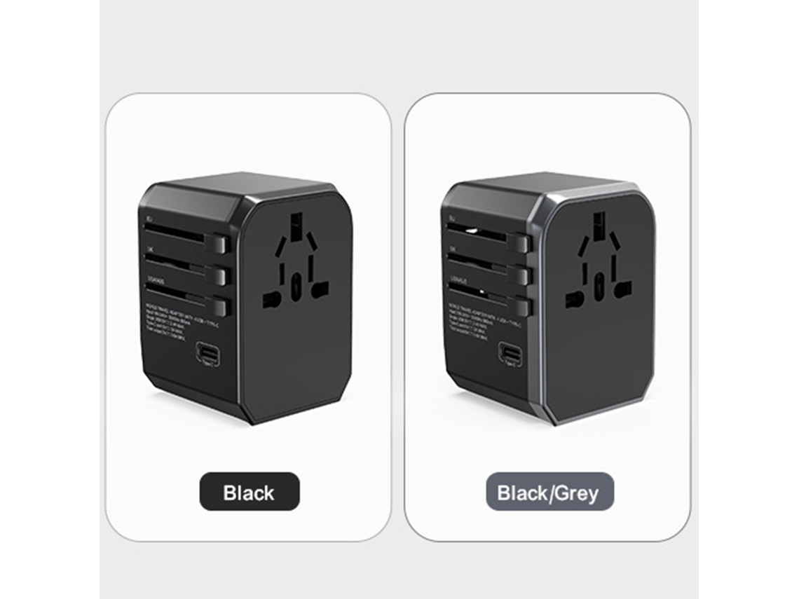Adaptador LAXISCREED 4usb c Universal Mundial