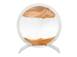 Pintura de Areia Móvel para Alívio de Estresse, Decorativa, Amarela S/MARCA