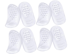 Calcanhares De Gel Para Mulheres, 4 Pares, Almofadas Antiderrapantes E Acolchoadas Que Previnem Escorregões Aliviam A
