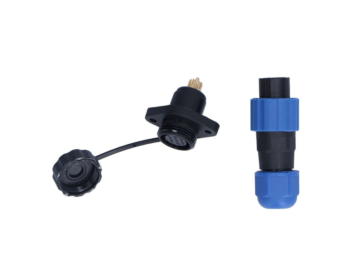 Laxiscreed Soquetes E Pontas Marrom Waterproof Ip68 Para Indústria E Aviação