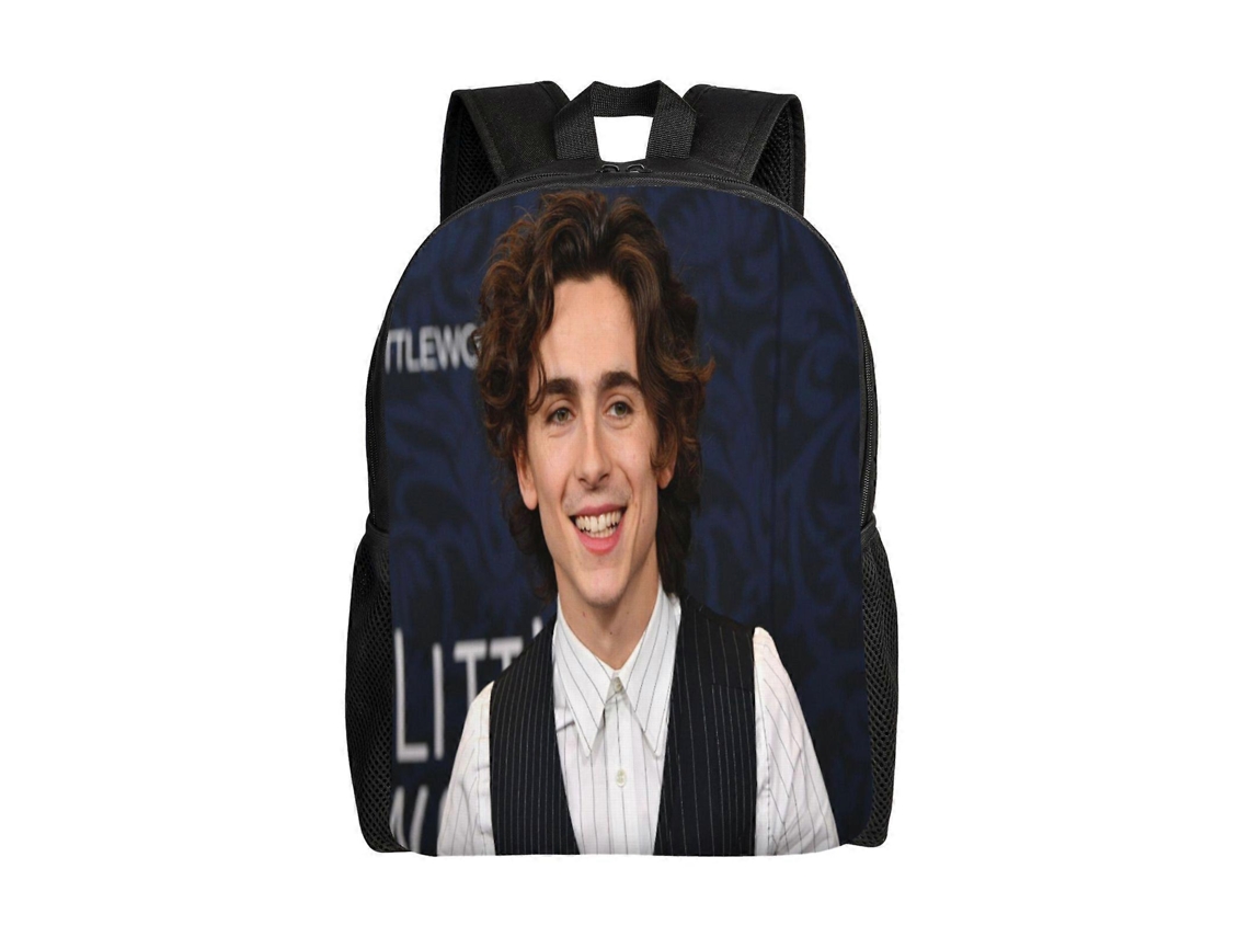 Mochila De Estudante Timothe Chalamet D167, Leve E Durável, À Prova Dágua E Com Alça De Ombro Ajustável M167 Olysi Shop