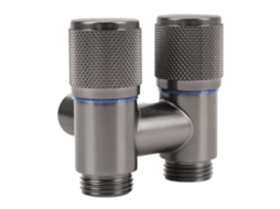 Válvula De Água Dual-control Laxiscreed Com Entrada E Saídas De 1/2" Para Melhor Controlo Da Água
