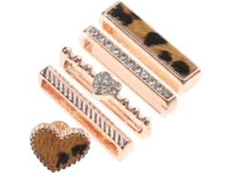 Conjunto de 3 pulseiras de couro bovino GOKOCO, duráveis e com design de conforto