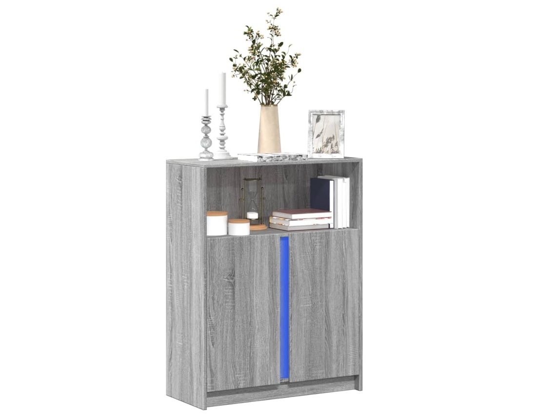 Aparador 77x34x100 cm Derivados de Madera Sonoma Gris