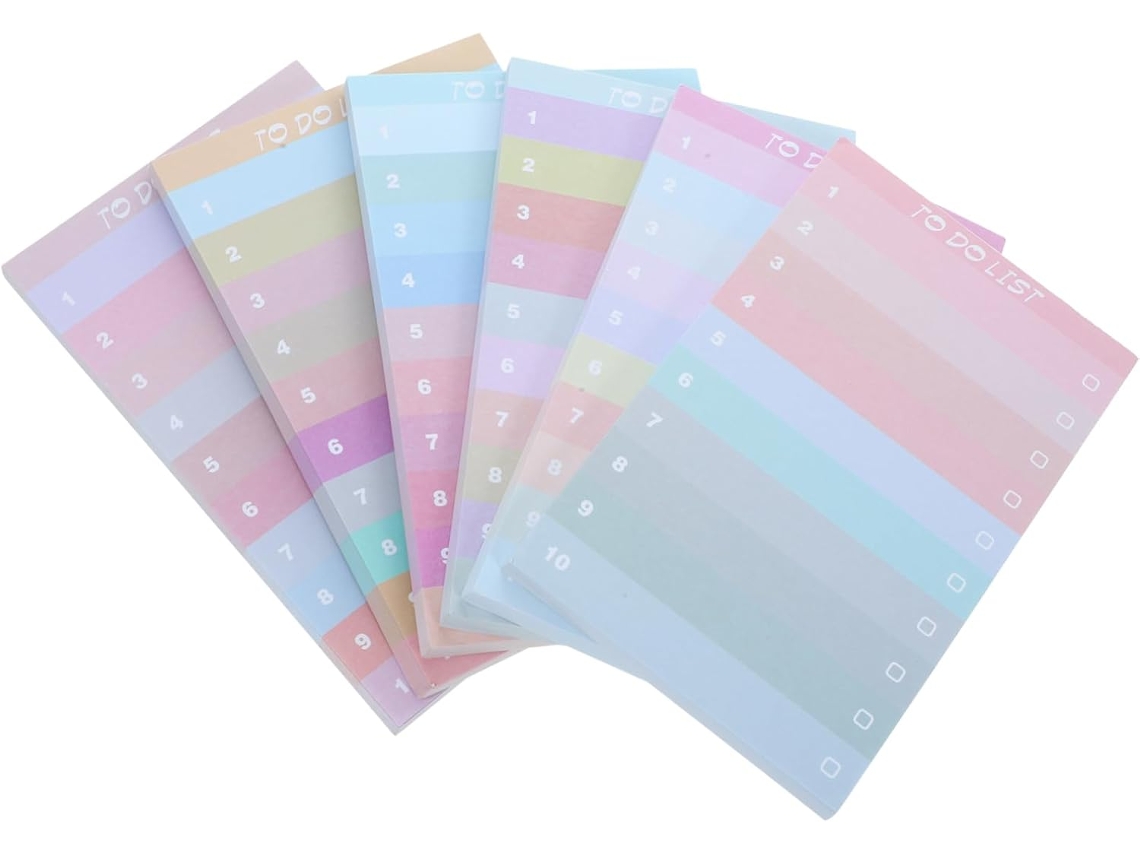 Bloc-notes Hebdomadaire 12 Peças Em Papel, Carnet De Notes Quotidien