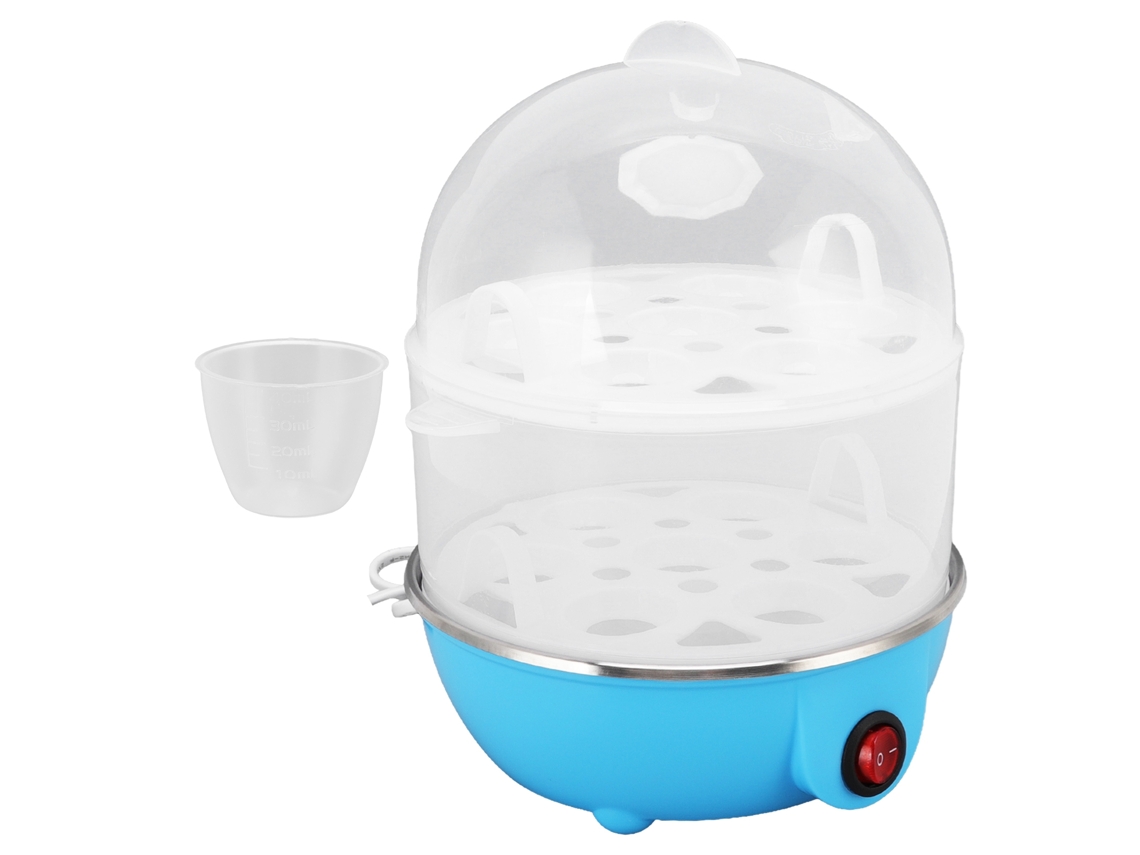 Cozinhador de ovos doméstico 2 camadas 14 ovos 350w com desligamento automático e xícara medidora S/MARCA
