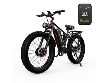 Bicicleta Elétrica Duotts S26 Motor Duplo 2x750 W Bateria 48 V 20 Ah Freios Hidráulicos
