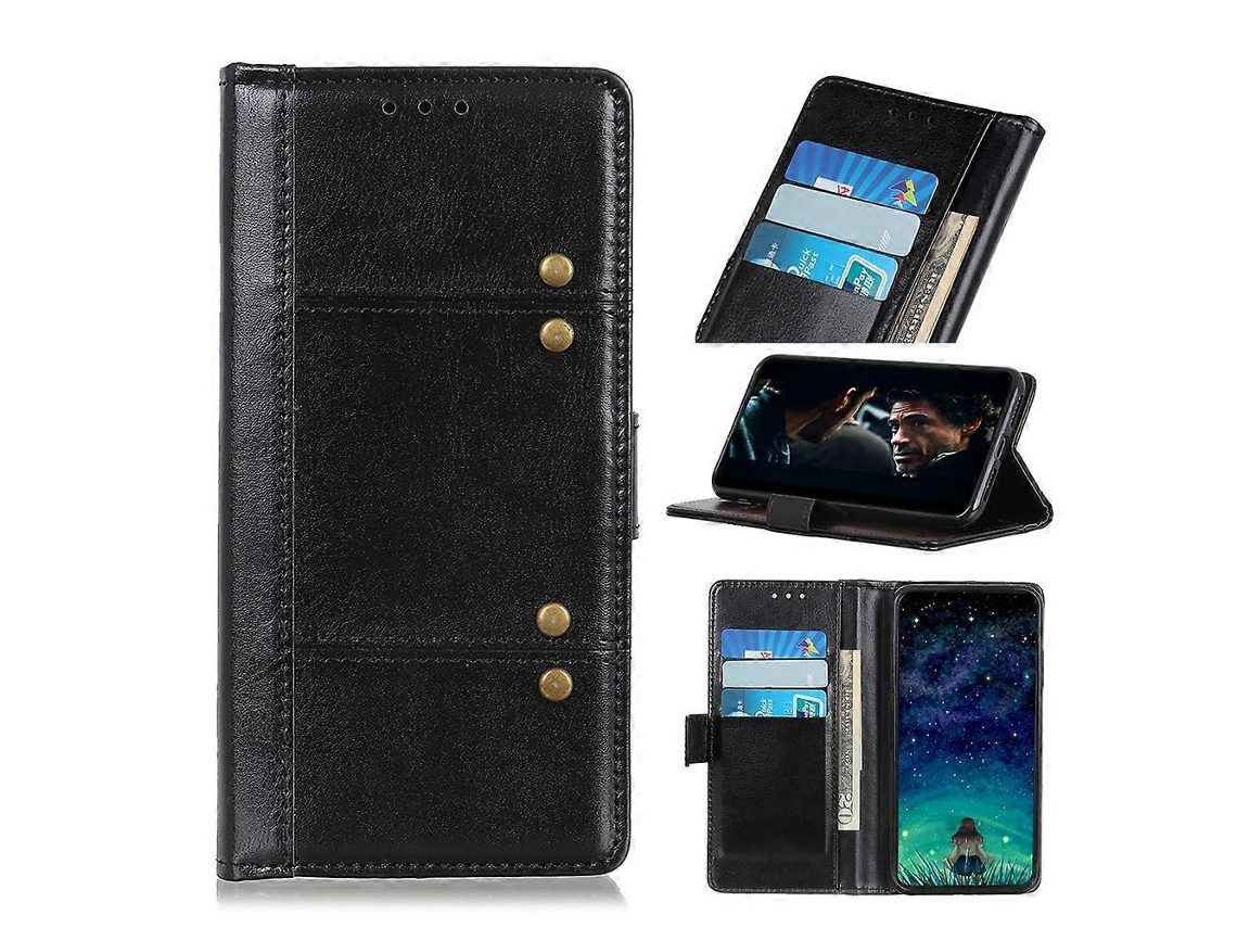 Capa De Couro Com Textura De Ervilhas Crazy Horse, Formato Flip Horizontal, Para Samsung Galaxy M51, Com Suporte, Compartimentos Para Cartões E Cartei