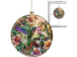 Móveis e Decoração em Acrílico 2d com Pássaros Pingente de Acrílico 2d com Beija flor para Festas Decoração Rústica de CHABERLU