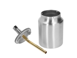 Copo de Pistola de Pintura de Sucção Alumínio 1000ml Bico 3.0mm Jarra Pneumática S/MARCA