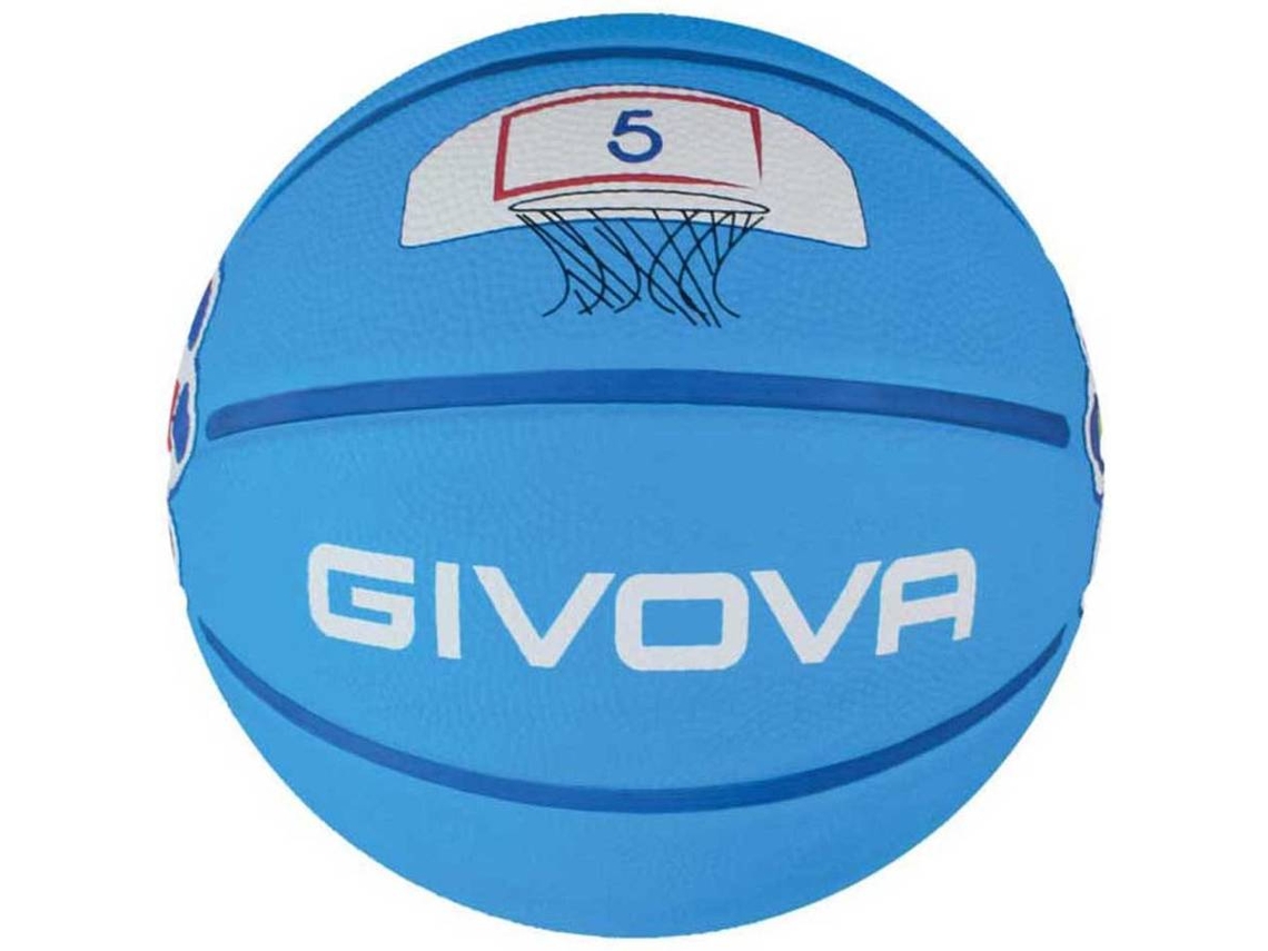 Bola de Basquete GIVOVA Easy (Azul - Borracha - 5)