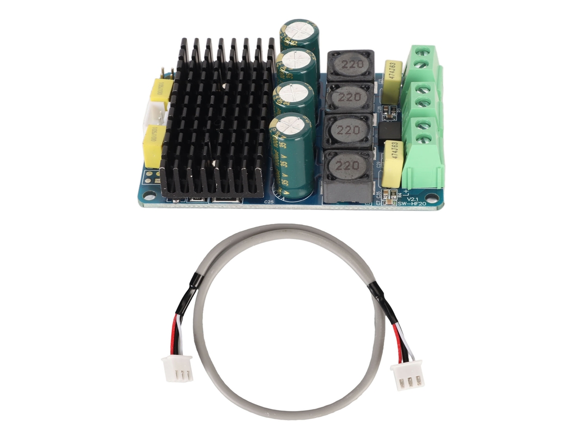 Aetheria placa de Amplificador de Potência Tda7498 2x100w Dc 8v 32v Canal Estéreo Módulo Amp
