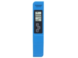 DETECTOR DE QUALIDADE DA ÁGUA PORTÁTIL TDS EC TEMPERATURA COM TELA LED HD 3 EM 1 TESTE DE ÁGUA S/MARCA
