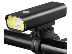 Farois Bicicleta 400lumens Usb Recarregavel Mtb Preto Yizhood