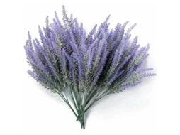 Planta Artificial, Lavanda Artificial/flor Artificial 38 Cm, 4 Unidades AQUAFORGE