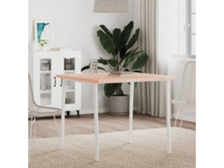 Vidaxl Tampo De Mesa Quadrado 80x80x2,5 Cm Madeira De Faia Maciça